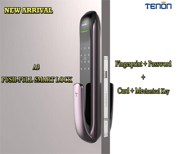 テンポンA 3プッシュプル自動指紋ドアロック